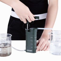 Filter Air Keramik UF Explorer Small Outdoor Survival 0.01 Mikron Pemurni Air Portabel Sumber Daya Manual