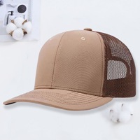 Fabricante de Gorras Trucker Personalizadas de 6 Paneles, Gorra de Béisbol de Malla Transpirable al por Mayor con Logotipo Bordado en 3D y Cierre a Presión