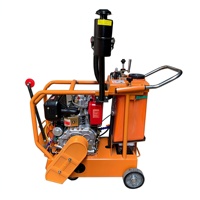 Coupe-béton diesel Vorsan pour la découpe de routes et le rainurage des sols, haute efficacité, profondeur de coupe de 18 cm, vitesse de 10 m/min