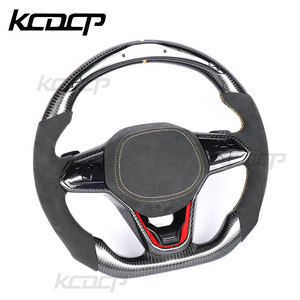 Volant de direction en carbone LED pour Volkswagen <span class=keywords><strong>Golf8</strong></span> MK8 Passat Touareg Tiguan Polo GTD GTS GTE <span class=keywords><strong>R</strong></span>-<span class=keywords><strong>Line</strong></span> CC Jetta Volant de voiture - Product Image 3