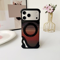 Étui magnétique Dolphin pour Apple 17 Pro Max, coque de téléphone en fibre avec rotation à 15 degrés pour protection anti-chute, compatible avec les modèles 16 et 14