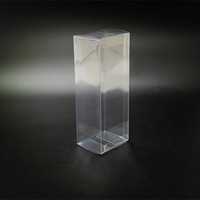 Nouveauté Accepte les petits emballages Boîte d'emballage transparente en plastique clair RPET PET PVC avec cintre