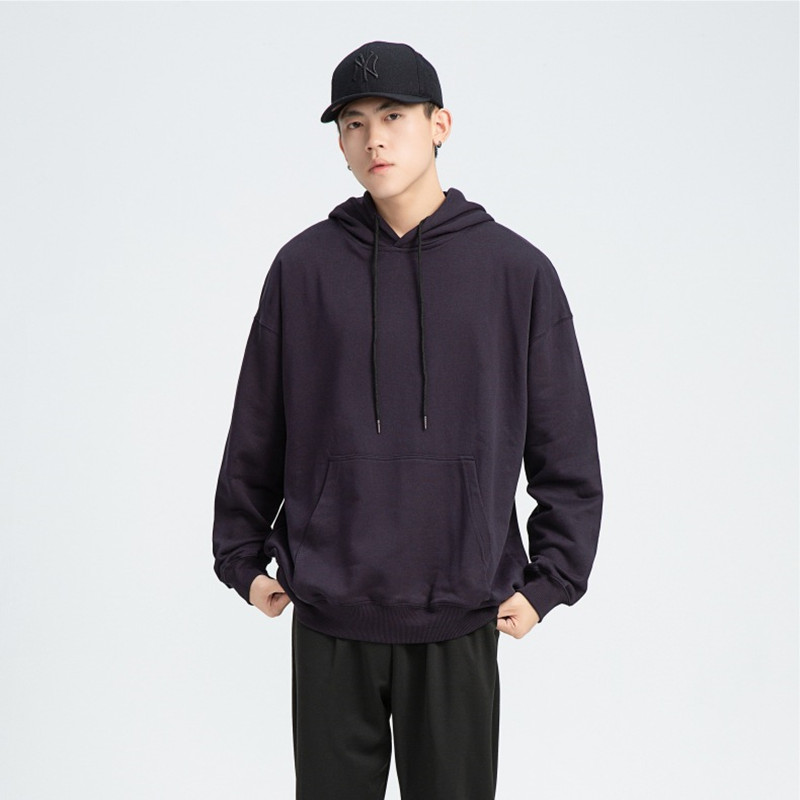 Fashion various solid color custom hood fleece sweatsuits hoodies unisex