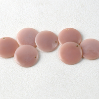 Opale rose naturelle sur mesure, cabochon rond, personnalisation disponible, fournisseur de bijoux, opale naturelle.