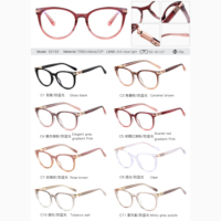 MS 82162 2024 Nuevas Gafas Ópticas de Moda para Mujer, Diseño Ojo de Gato, Anti-Luz Azul, Montura Brillante de TR90+Metal, Diseño Colorido