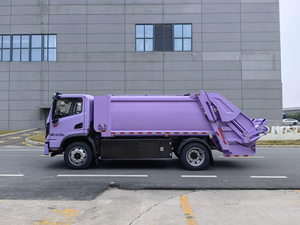 Camion per la raccolta rifiuti elettrico puro con cassone posteriore da 8 m³ a zero emissioni per lo smaltimento dei rifiuti comunitari - Product Image 6