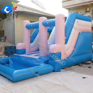 Château gonflable avec <span class=keywords><strong>piscine</strong></span> et toboggan, parc aquatique gonflable avec souffleur pour la <span class=keywords><strong>location</strong></span> - Product Image 2