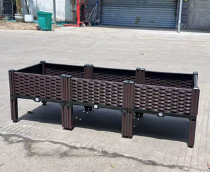 Jardinières en plastique émaillé durables et écologiques pour la maison, le <span class=keywords><strong>balcon</strong></span>, le jardinage extérieur, les fleurs et les légumes - Product Image 4