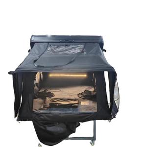 2024 SUV Auto-Dachzelt Ein-Zimmer-Klappzelt mit Hartschale, Aluminiumlegierungsstangen, Leinenstoff, Offroad-Hardtop-Dachzelt für Outdoor - Product Image 4