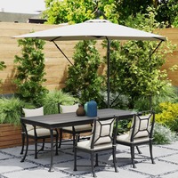 Parasol de jardin de haute qualité, grand format, commercial, UPF 50+, imperméable, pour terrasse, parasol cantilever pour bord de piscine