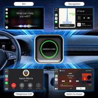 Adaptateur sans fil CarPlay & Android Auto pour Netflix/YouTube // Google App Store/Google Map,Ai Smart Box pour voitures OEM filaires CarPlay