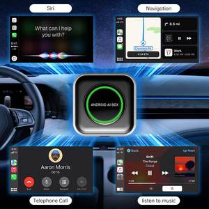 Không dây Carplay & <span class=keywords><strong>Android</strong></span> Auto adapter phù hợp với Netflix/Youtube // Google <span class=keywords><strong>App</strong></span> <span class=keywords><strong>Store</strong></span>/Google bản đồ, ai hộp thông minh cho OEM có dây Carplay xe ô tô - Product Image 5