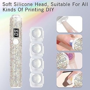 Lámpara UV Portátil para Uñas de Gel con Brillo, Recargable e Inalámbrica, Curado Rápido, Diamante - Product Image 4