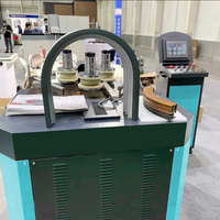 Máquina de Doblado de Perfiles para Puertas y Ventanas con 3 Rodillos, Sistema Hidráulico CNC, Estándar Europeo, Motor de 13kW para Metal, PVC y Aluminio