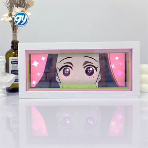 Lámpara de Papel 3D con Luz LED Nocturna de One Piece, Decoración de Habitación con Corte de Papel Manga, Regalo para Fiestas, Lámpara de Anime con Caja de Luz - Product Image 4