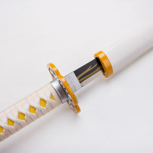 Épée <span class=keywords><strong>Demon</strong></span> <span class=keywords><strong>Slayer</strong></span> en métal véritable, <span class=keywords><strong>katana</strong></span> de cosplay d'anime avec texture originale - Product Image 3