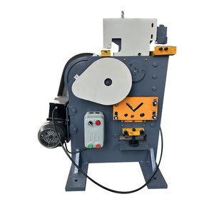 Máquina Multifuncional para Trabajar Hierro QA32-08B, Nueva Máquina Hidráulica para Cortar, Perforar y Cizallar Barras de Hierro - Product Image 4