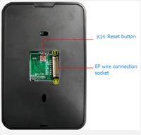 Lector de control de acceso dinámico Aplicación de código QR + tarjeta + contraseña MF Tarjeta inteligente Lector de código Qr Escáner RFID Control DE ACCESO DE CÓDIGO QR