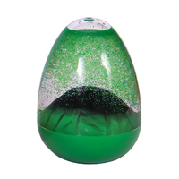 Ornements Éruption Volcanique, Jouet Éducatif Anti-Stress, Minuteur Sablier à Gouttes d'Huile Suspendues, Mouvement Liquide à Bulles pour TDAH et Autisme