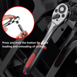Inch Ratchet Wrench Set Metric Hex Bit <b>Socket</b> Set Mechanic Tool Kits for Auto Repair Vehicle Tools - Product Image 2