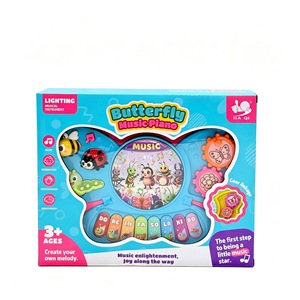 Tastiera Elettronica a Forma di Farfalla, Giocattolo Educativo Multifunzionale per l'Apprendimento Precoce della Musica e Regalo - Product Image 5