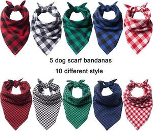 أوشحة كلاسيكية للكلاب, أوشحة كلاسيكية للكلاب قابلة للغسيل وقابلة للتعديل مناسبة للكريسماس والهالات - Product Image 5