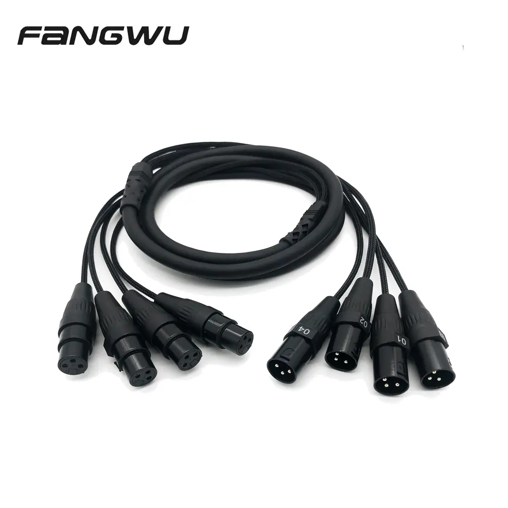 Factory Oem8 10 12 16 24 32 Channels 30 50 100 Meter Xlr Audio Signal Stage Snake Cable Management