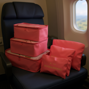 Kit Organizador de Equipaje Myrva, Juego de 6 Piezas, Bolsas de Almacenamiento de Viaje con Cierre de Cremallera de Poliéster para Ropa y Accesorios - Product Image 2