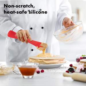 Utensilios de Cocina, Espátula de Silicona de Doble Cabeza para Repostería, para Mantequilla, Pastel, Mini Espátula para Pastel, Cuchara para Salsas de Frutas - Product Image 3