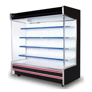 Supermarket Show Chiller Open Showcase Cabinet Air Curtain chiller