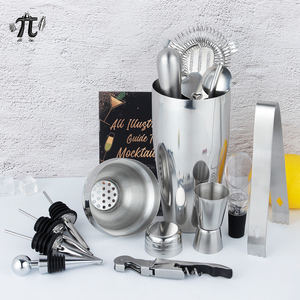 Bộ dụng cụ pha chế cocktail bằng thép không gỉ mới về - Bộ lắc Martini, dụng cụ pha chế, bộ quà tặng, phụ kiện quầy <span class=keywords><strong>bar</strong></span> để pha chế cocktail - Product Image 3