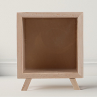 Boîte à monnaie en verre et bois non finie, tirelire artisanale, cadeau, tirelire de voyage, tirelire d'aventure, tirelire de rêve pour économiser des pièces de monnaie