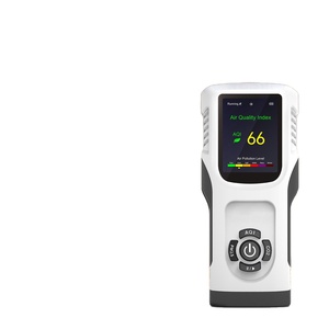 Testeur de qualité de l'air portable 6-en-1, détecteur de fumée, CO2, PM2.5, VOC, AQI, moniteur de pollution atmosphérique - Product Image 3