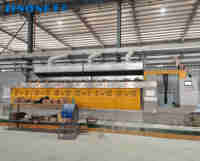 Machine de comptoir ligne de production de système de polissage automatique de marbre artificiel à économie d'énergie pour la fabrication de dalles de quartz