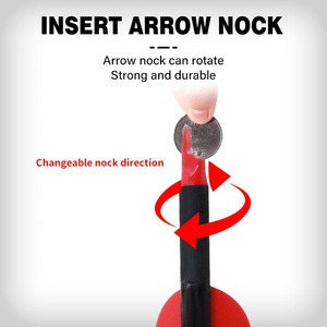 Arc à poulies SPG Archery, flèches en carbone mixte 7,8 mm, 30 pouces, pointes interchangeables, pour le tir sur cible, la chasse et l'entraînement - Product Image 5