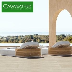 Chaises longues d'extérieur en aluminium pour piscine, mobilier de jardin en métal, chaise longue en corde, lit de repos de luxe, mobilier de patio, <span class=keywords><strong>transat</strong></span> - Product Image 3
