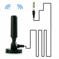 Antenne HDTV numérique Magnétique Base Câble Coaxial de 50 Milles de Gamme Intérieur ou Extérieur