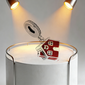 Cuentas de Plata Pura 925 para Pulseras, Serie Navideña: Caballito Balancín, Carrusel, Árbol de Navidad, Caja de Regalo, Cuentas Sueltas para Joyería DIY - Product Image 4