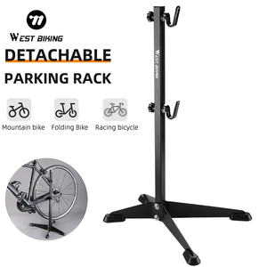 WEST BIKING-Soporte vertical <span class=keywords><strong>para</strong></span> suelo de bicicleta, patentado, desmontable, estante de estacionamiento con altura ajustable, <span class=keywords><strong>precio</strong></span> competitivo - Product Image 1