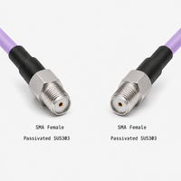 Câble coaxial RF ultra flexible DC-26,5 GHz SMA femelle-femelle à faible perte et phase stable, remplacement pour Minibend 32041