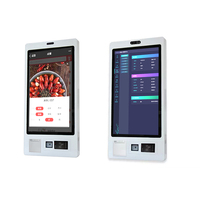 Kiosco Inteligente de Autoservicio de 21.5 Pulgadas con SDK, Impresora A4, POS, Reconocimiento Facial, Pantalla Táctil Todo en Uno para Pedidos y Pagos
