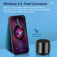 Portátil Super Bass Mini inalámbrico personalizado pequeña luz Led Bt 5,0 altavoces Bluetooth con cordón