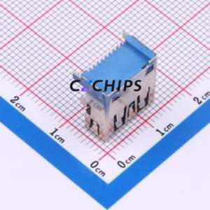 HC-USB3.0-L142-ZP USB Connector SMD Connector ( Connector Type: Type-A )( Protocol Standard: USB 3.0 )( Gender: Female ) - Product Image 2