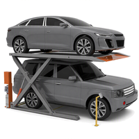 Lève-voiture intelligent de type ciseaux, gain de place, solution de stockage de voitures en intérieur pour les ateliers de detailing automobile et les ateliers de réparation rapide