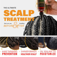 Meilleure Huile Capillaire Anti-Démangeaisons, Nourrissante et Réparatrice pour Locs, Tresses et Dreadlocks – Adoucit les Cheveux Naturels et Soin du Cuir Chevelu – Marque Privée
