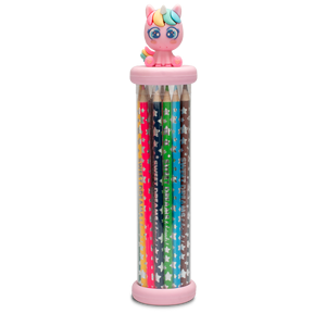 12 matite colorate in tubo con topper 3D Sweet Dreams Friends - Product Image 2