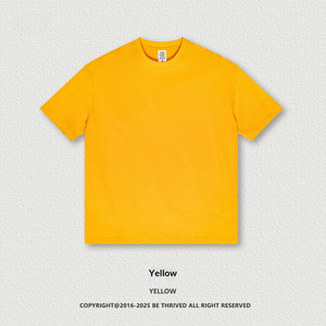 Camiseta de manga corta para hombre, de algodón puro, color liso, estilo juvenil, holgada, de marca moderna. - Product Image 1