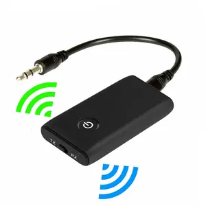 Ricevitore trasmettitore BT 5.0 adattatore Audio Wireless 2 in 1 adattatore BT da 3.5mm per PC TV cuffie per auto