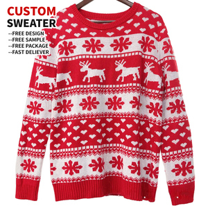OEM Funny <strong>Christmas</strong> Sweater <strong>Couples</strong> Matching Pullover Knitwear Holiday Party <strong>Jumper</strong> Custom Winter Unisex <strong>Christmas</strong> Men Sweater - Product Image 1