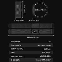 Bracelet intelligent en gros sans écran avec bracelet en silicone et nylon, enregistreur vocal IA pour réunions, moniteur de fréquence cardiaque et de sommeil, suivi d'activité physique